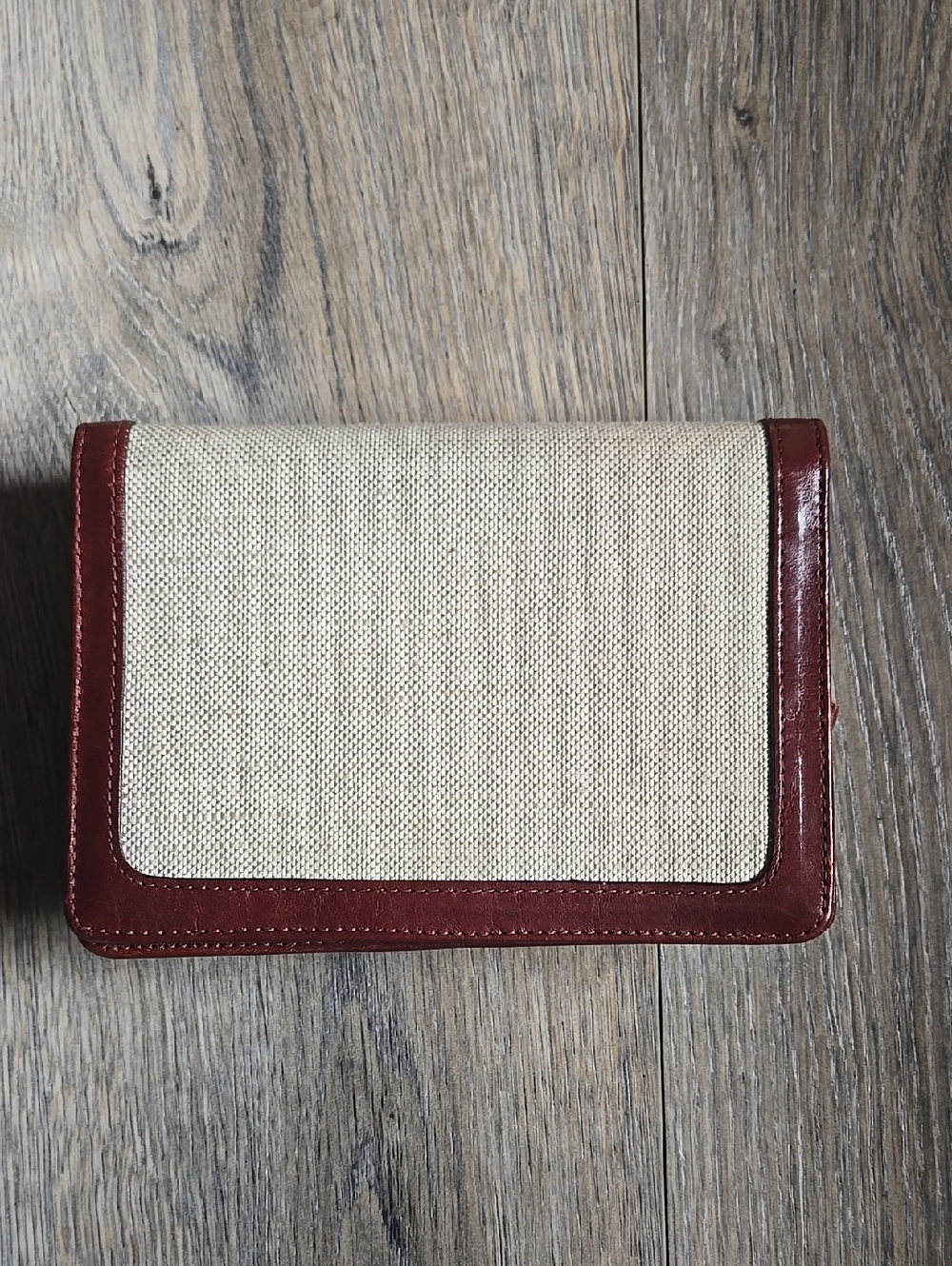 Small Canvas and Leather Bag